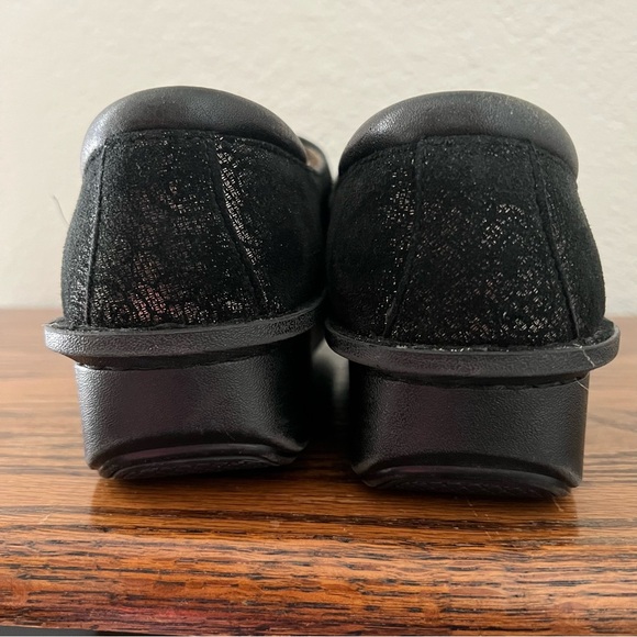 Alegria Dayna Pewter Fleurette Floral Mary Jane Platform Clogs EU 40 - Picture 3 of 8